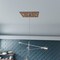 Ekena Millwork Chevron Wood Fretwork Pierced Ceiling Medallion, Walnut, 36"OD x 9 3/8"ID x 3/8"T CMWP36X36X0375CHWA - alternate 9
